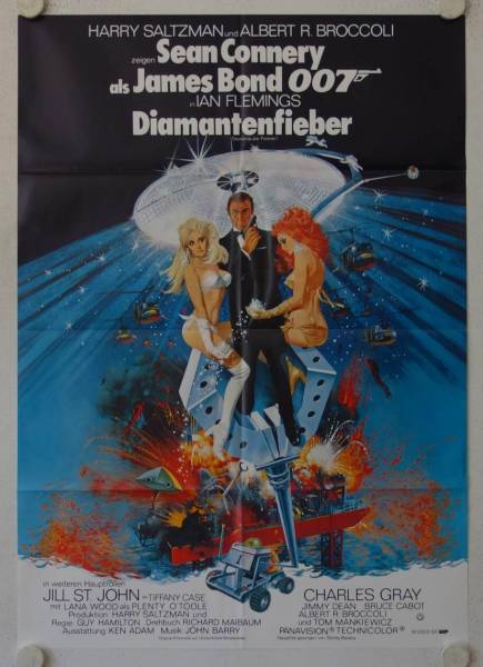 Diamonds are forever re-release german movie poster